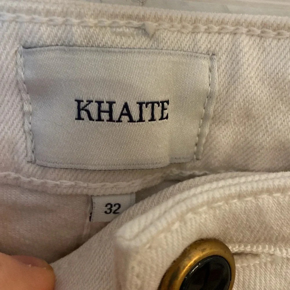 Khaite Cream Danielle Jeans - Picture 3 of 4